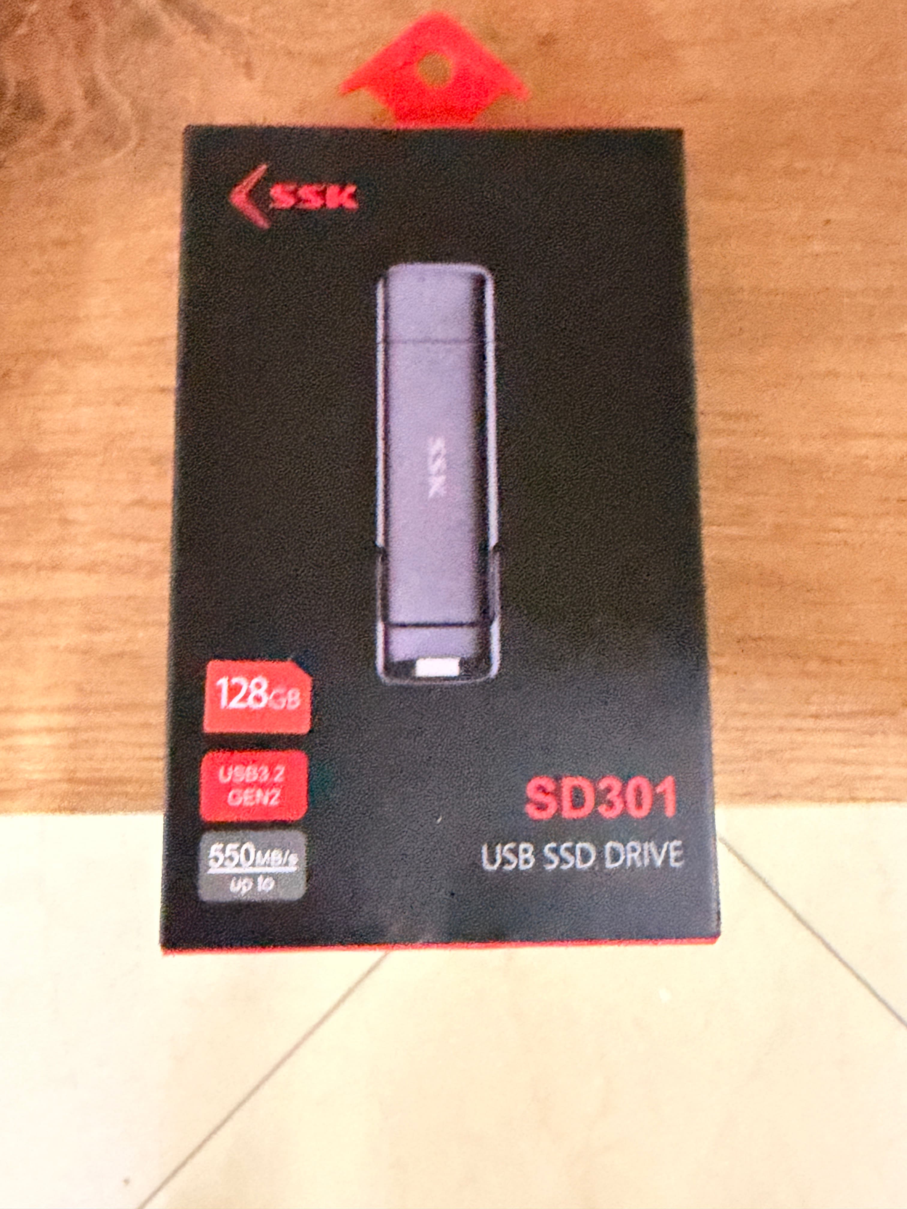 USB SSD Drive SSK SD301 128GB — imazh 1