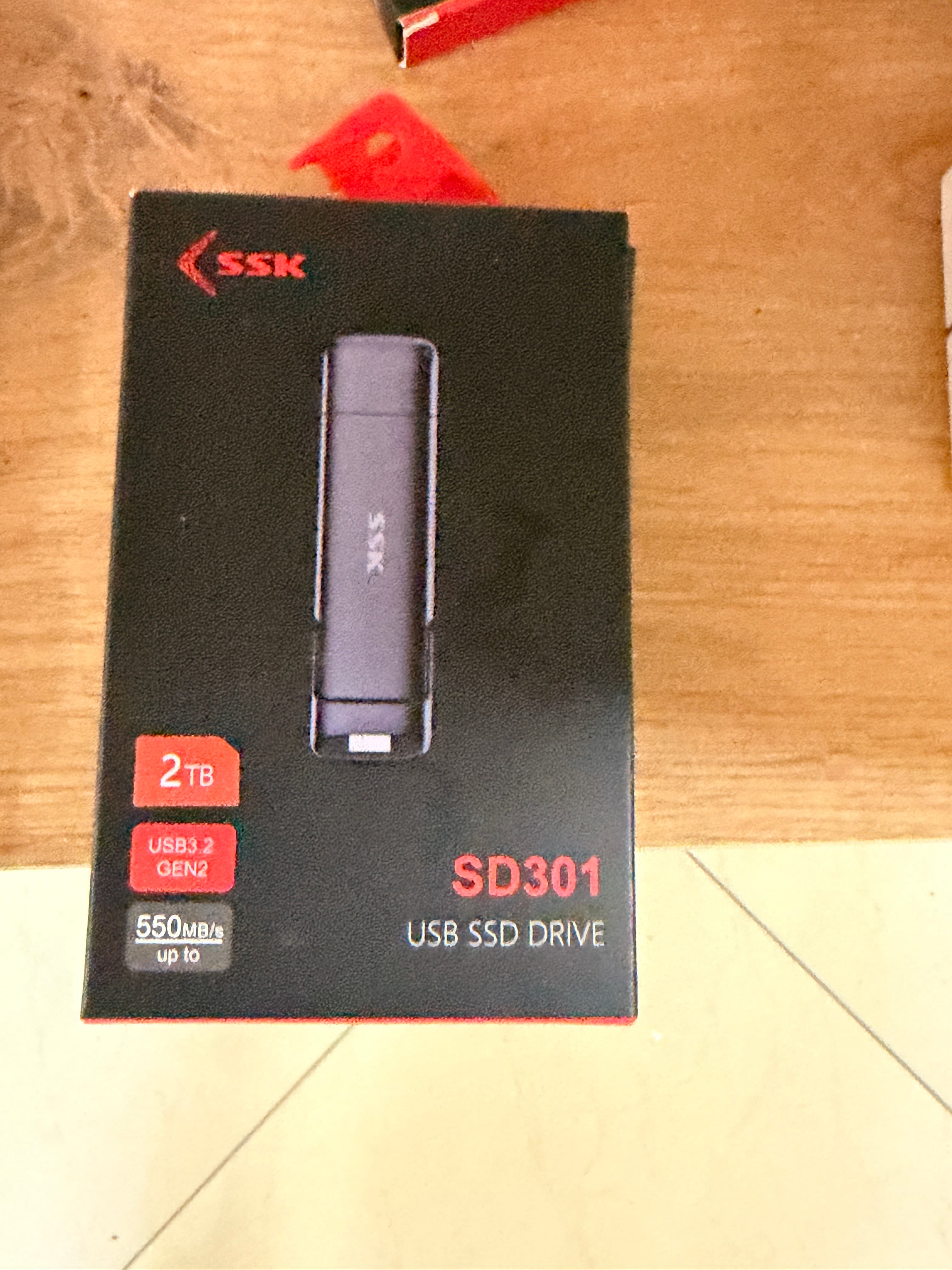 USB SSD Drive SSK SD301 2TB USB3.2 — imazh 1