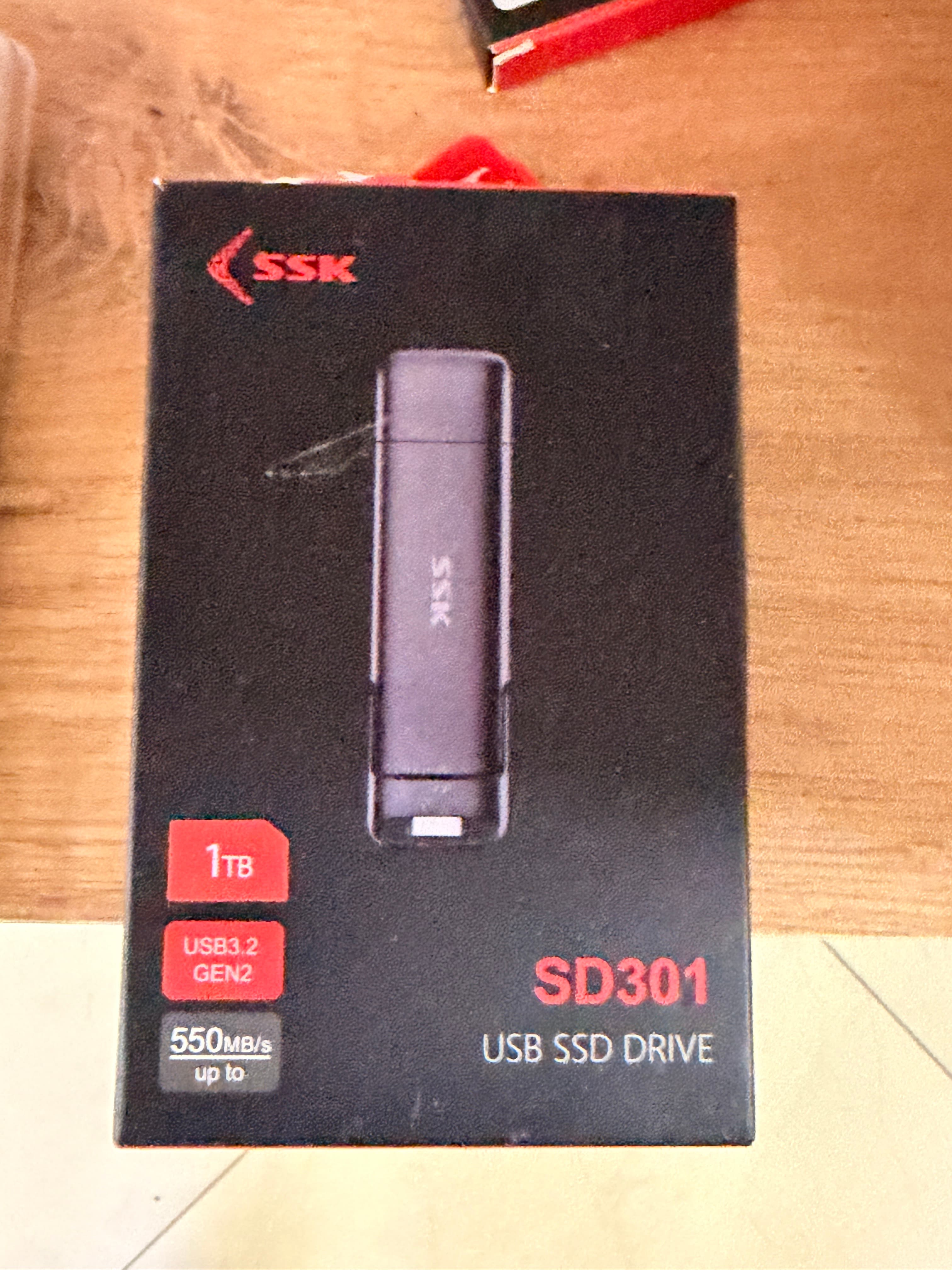 USB SSD Drive SSK SD301 1TB USB3.2 GEN2 — imazh 1