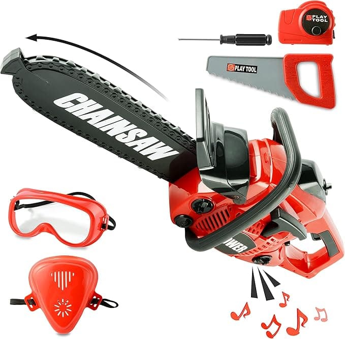 Lojëra me motorë Hands-on DIY Toy Chainsaw