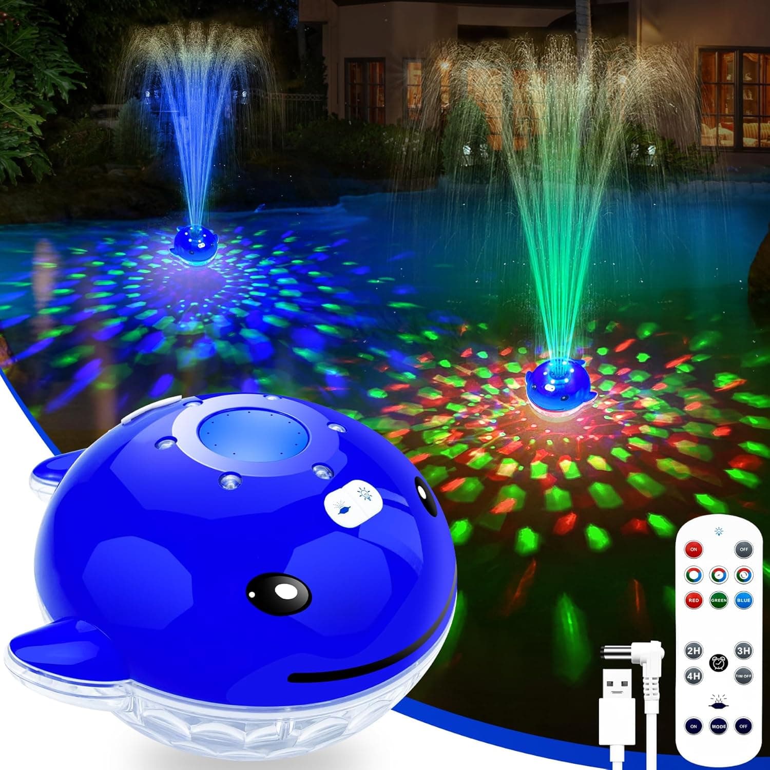 Fontanë me dritë Fountain Light Show