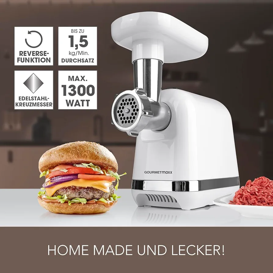 Makine per bluarjen e mishit GOURMETmaxx 1300W — foto 2