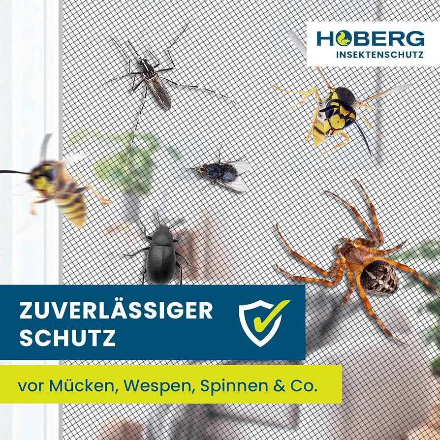 Mbrojtëse insektesh Hoberg për dritare 150x130 cm — foto 4