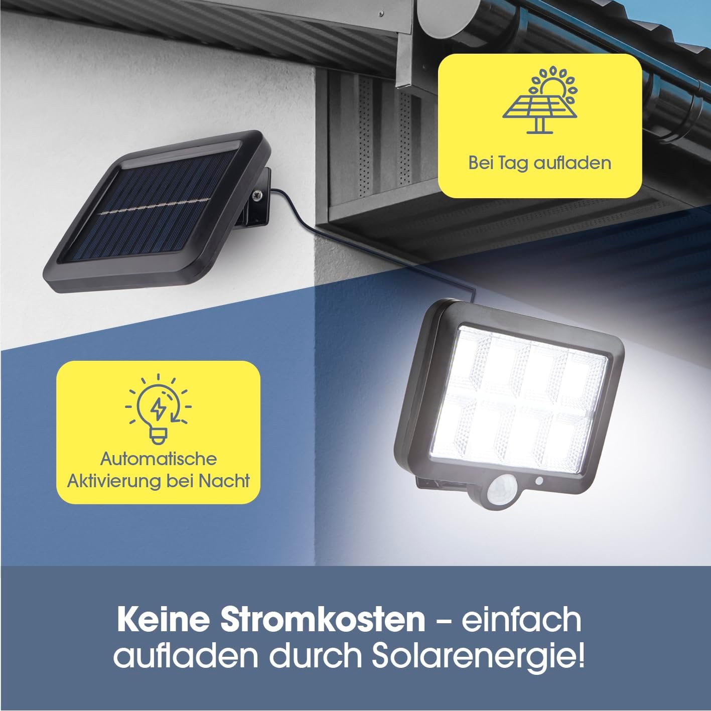 Solarstrahler EASYmaxx me sensor lëvizjeje — foto 3