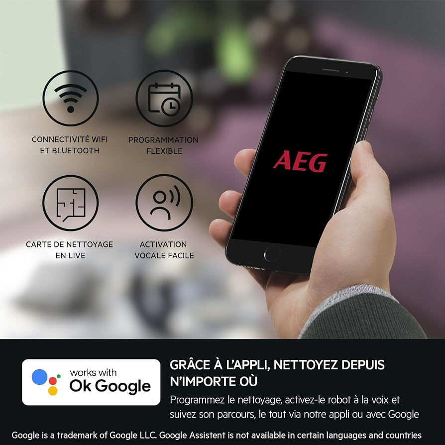 Robot Cleaner AEG Hygienic 6000 me Bluetooth dhe WiFi — foto 3