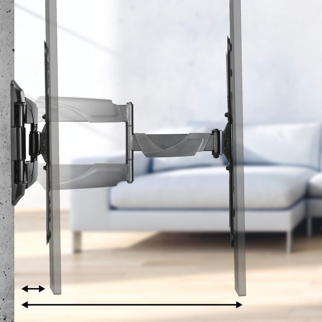 Mbajtëse TV Hama FULLMOTION 32"-65" — foto 2