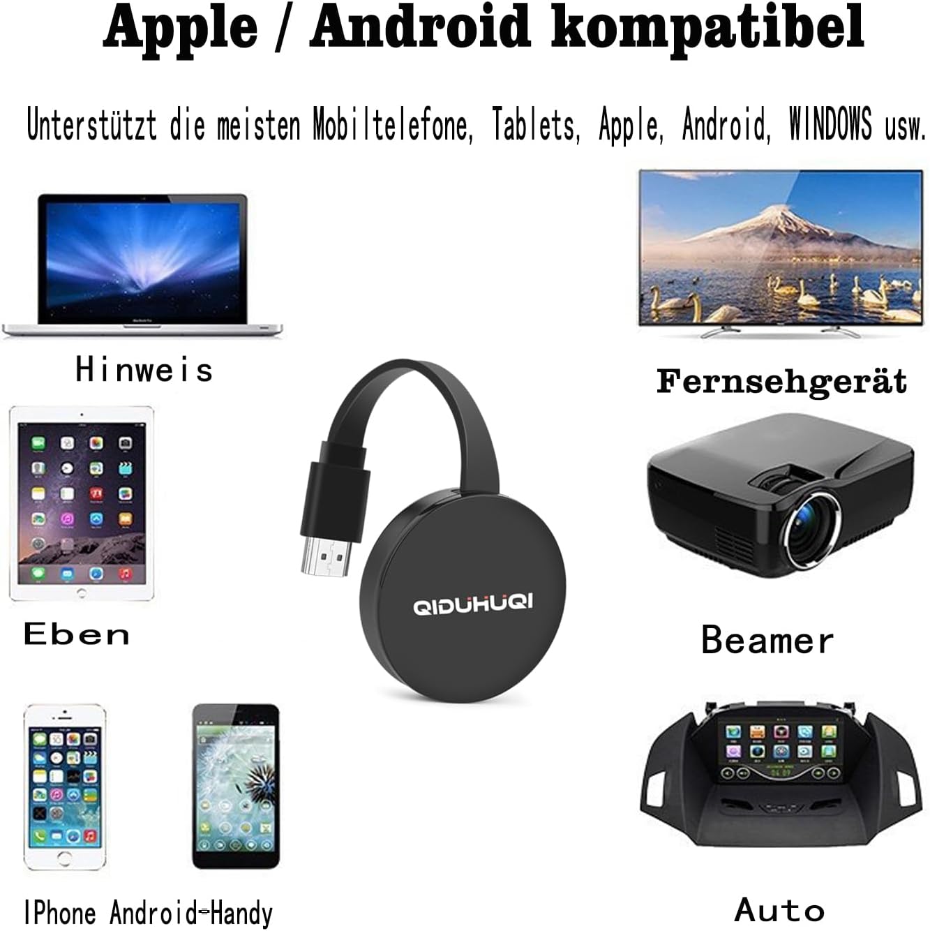 Wireless Display Receiver QIDUHUQI SJX-FG — foto 4