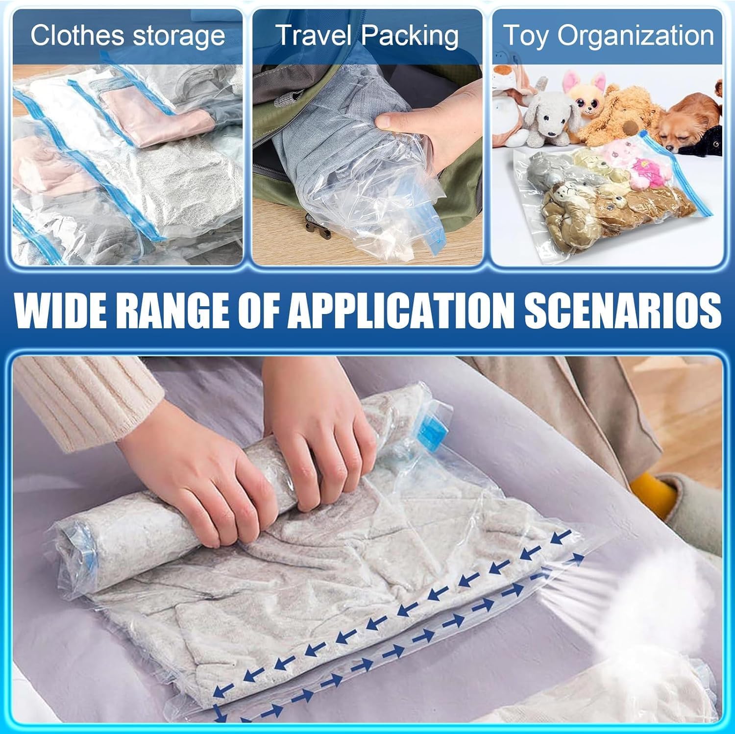 Qese vakumi Vacuum Storage Bag Y5501 — foto 4