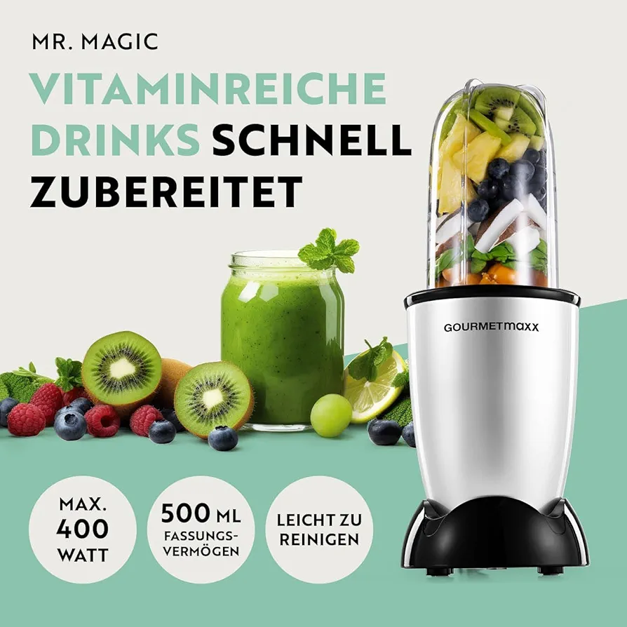 Blender GOURMETmaxx Nutri Mixer 500W — foto 2
