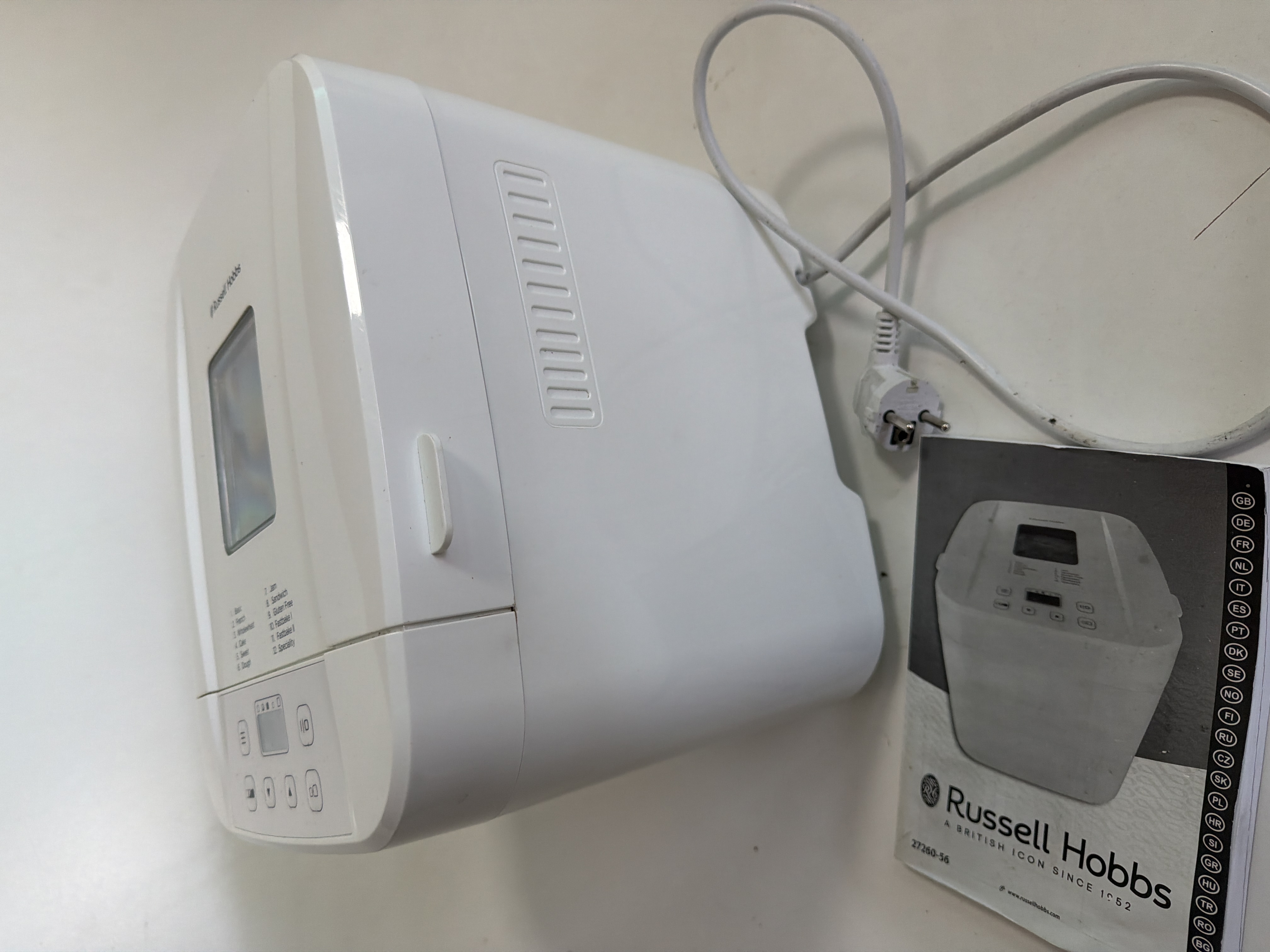 Breadmaker Russell Hobbs Classics 12 Programe — foto 7