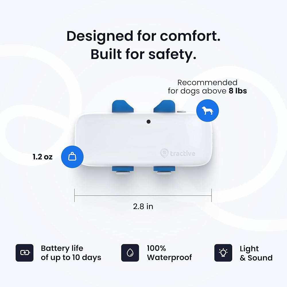 GPS Tracker për Qentë Tractive me Monitorim Aktiviteti — foto 7