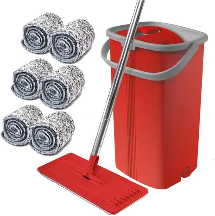 Set pastrimi me kovë dhe mop, dimensione 39x24x19 cm — foto 1