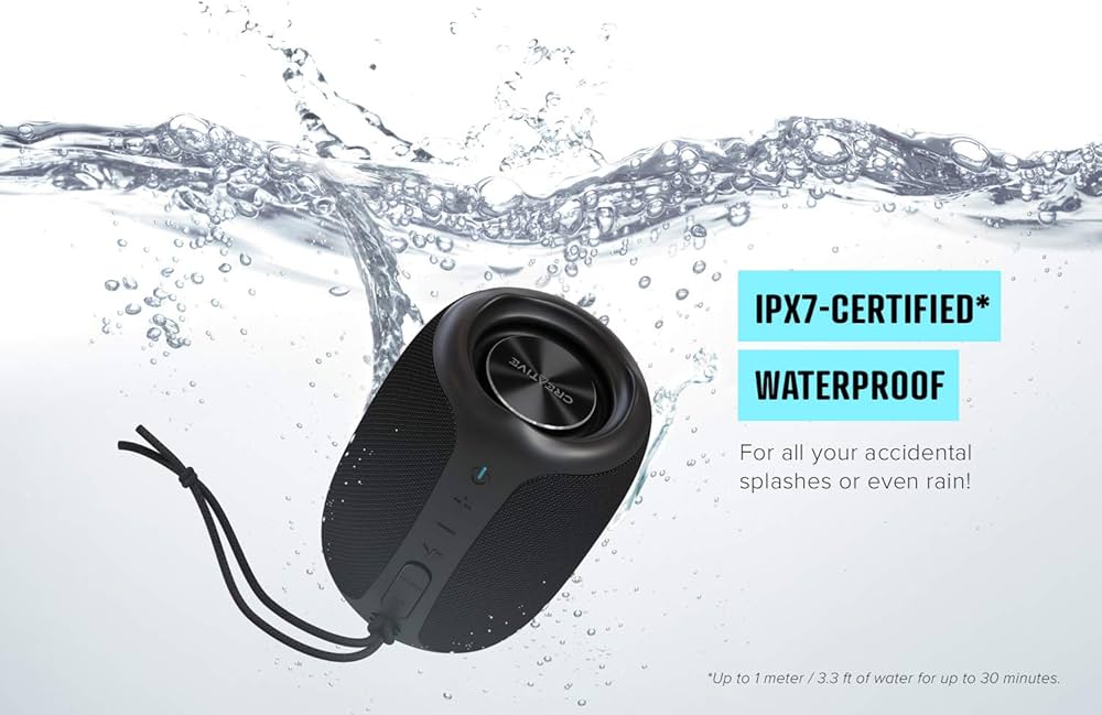 Altoparlant Bluetooth PEAQ Stereo IPX7 — foto 2