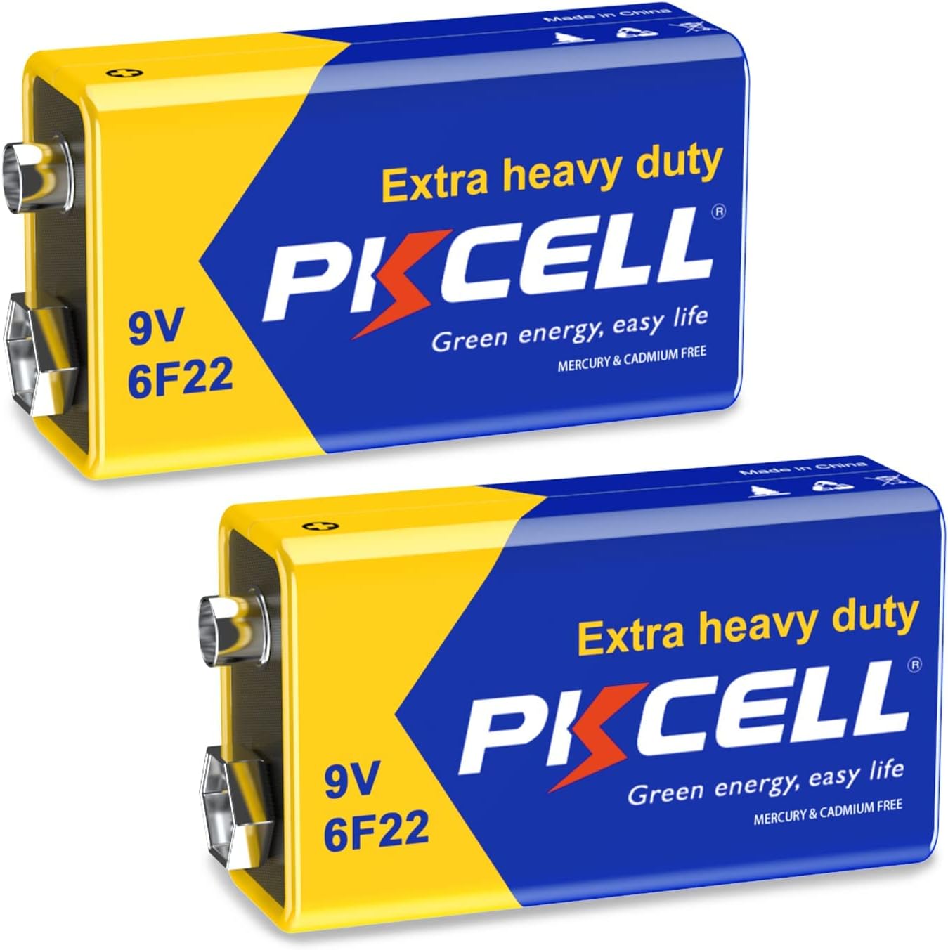 Bateri PKCELL 6F22 9V — foto 1