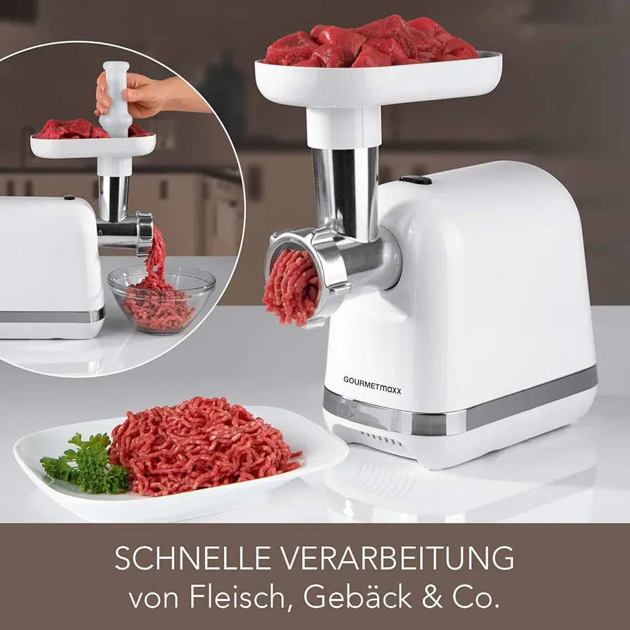Makine per bluarjen e mishit GOURMETmaxx 1300W — foto 3