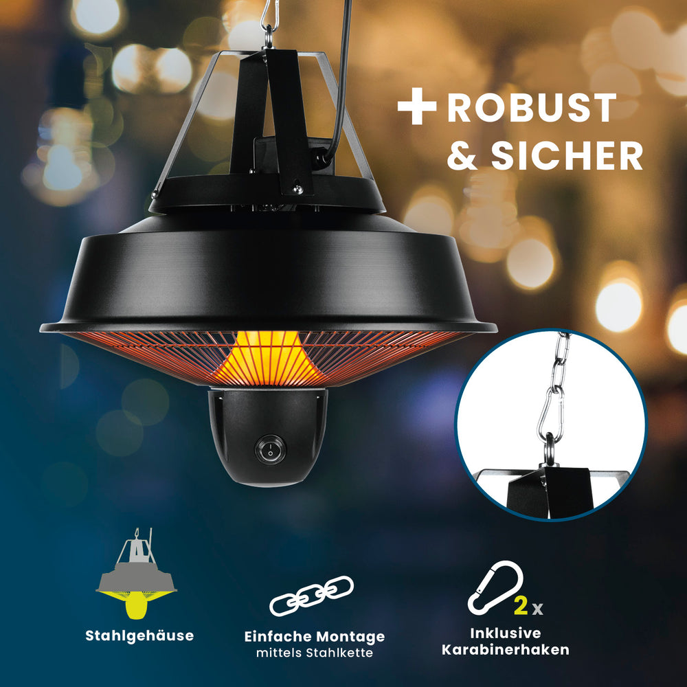 Ngrohës tavanor Hoberg Infrarot-Decken Ø 43 cm — foto 6