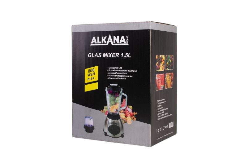 Blender ALKANA GLAS 1,5L 800W — foto 2
