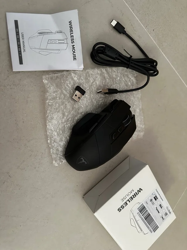 Mouse Wireless dhd kabllo USB — foto 2
