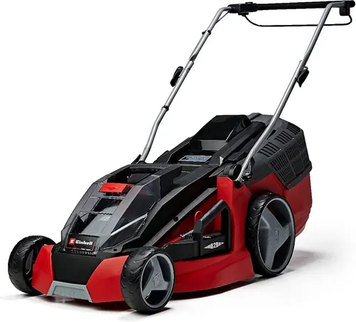 Makina për kositje bari Einhell me motor brushless dhe kapacitet 63L