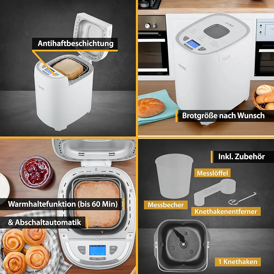 Brotbackautomat TZS First Austria FA-5503 550W — foto 4