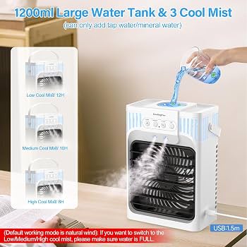 Ventilator CoolingFan AB-1 me rezervuar 1200ml — foto 4