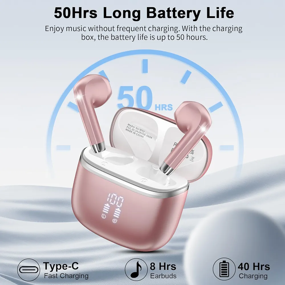Kufje Wireless HOIFA W53 me 4 Mikrofona — foto 2