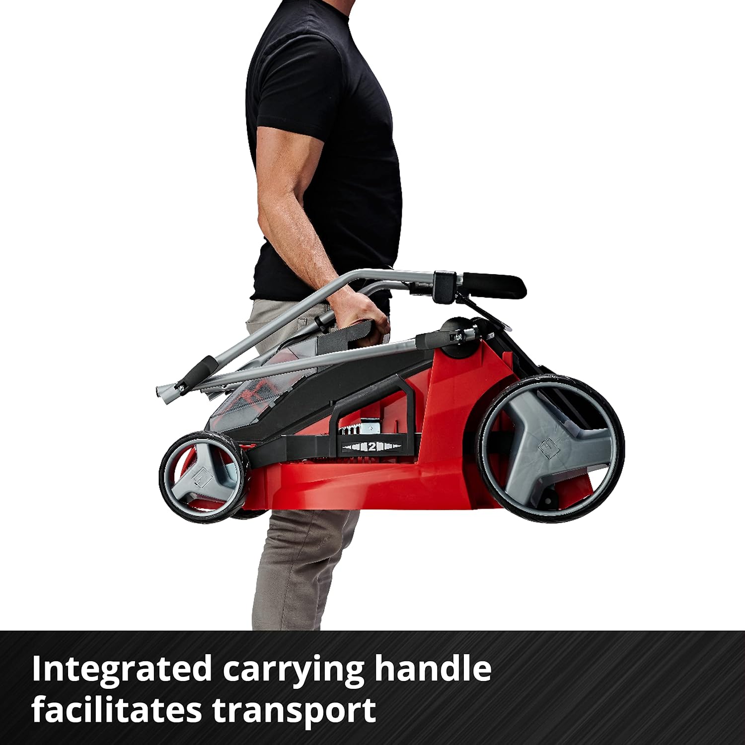Makina për kositje bari Einhell me motor brushless dhe kapacitet 63L — foto 4