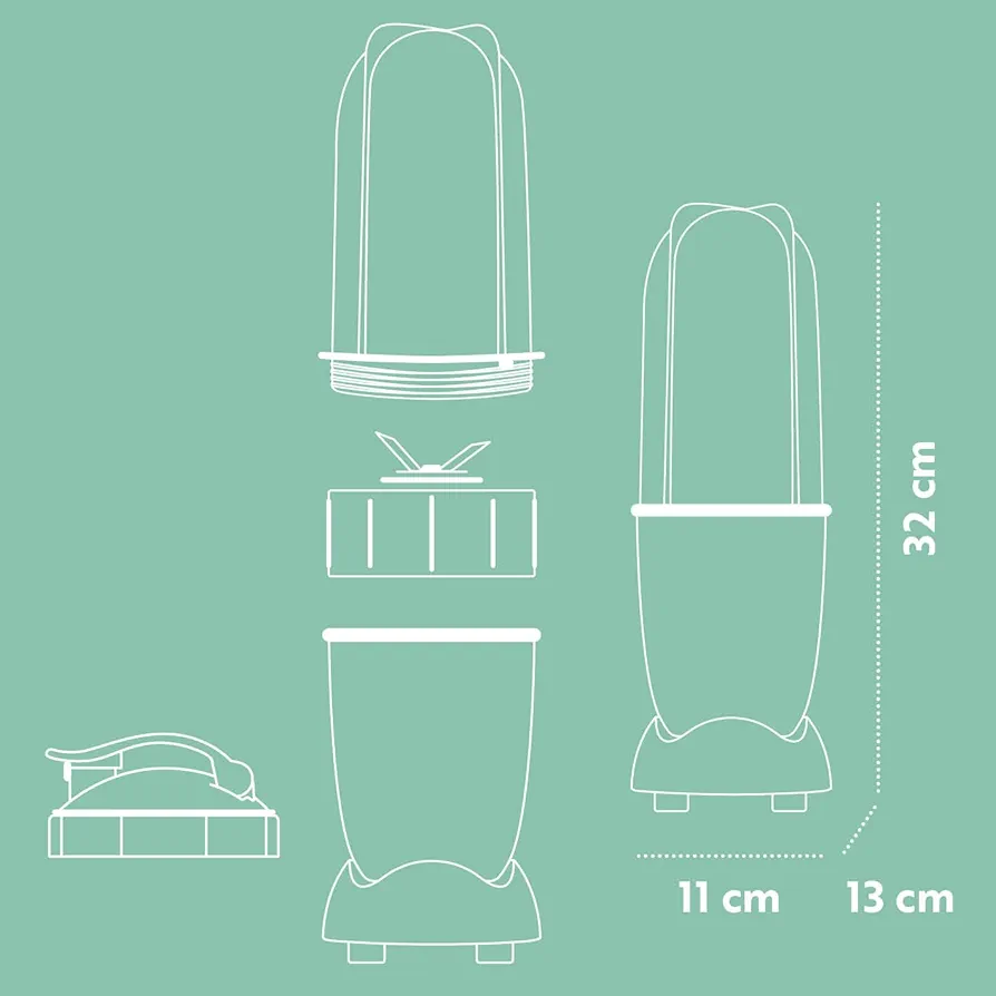 Blender GOURMETmaxx Nutri Mixer 500W — foto 5