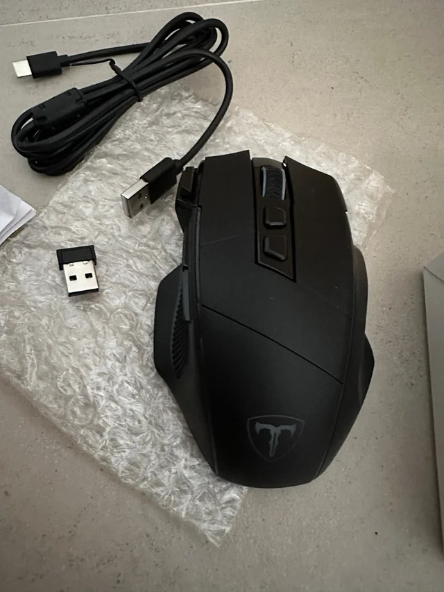 Mouse Wireless dhd kabllo USB — foto 3