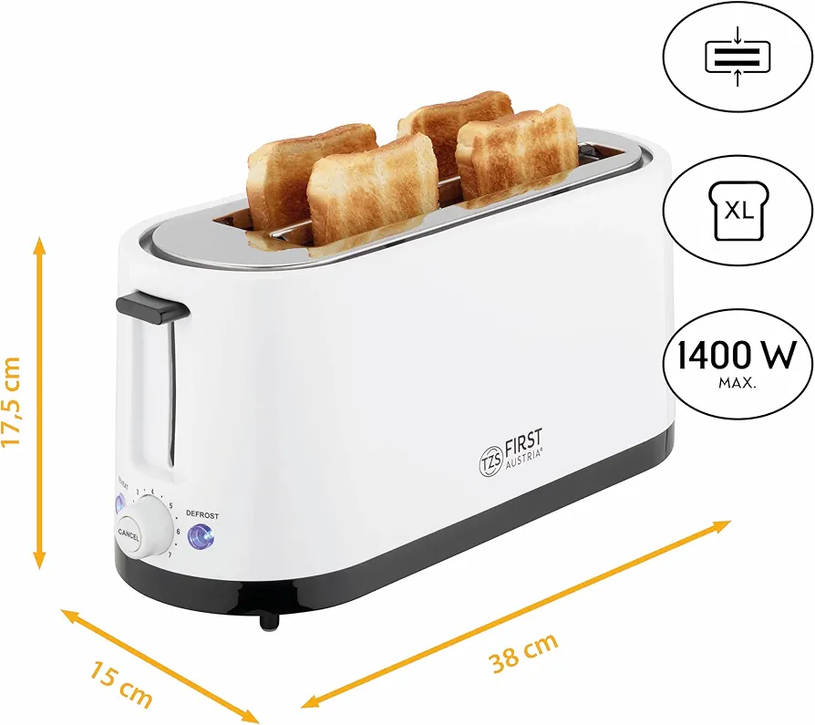 Toaster TZS First Austria FA-5368-5 1400W — foto 2