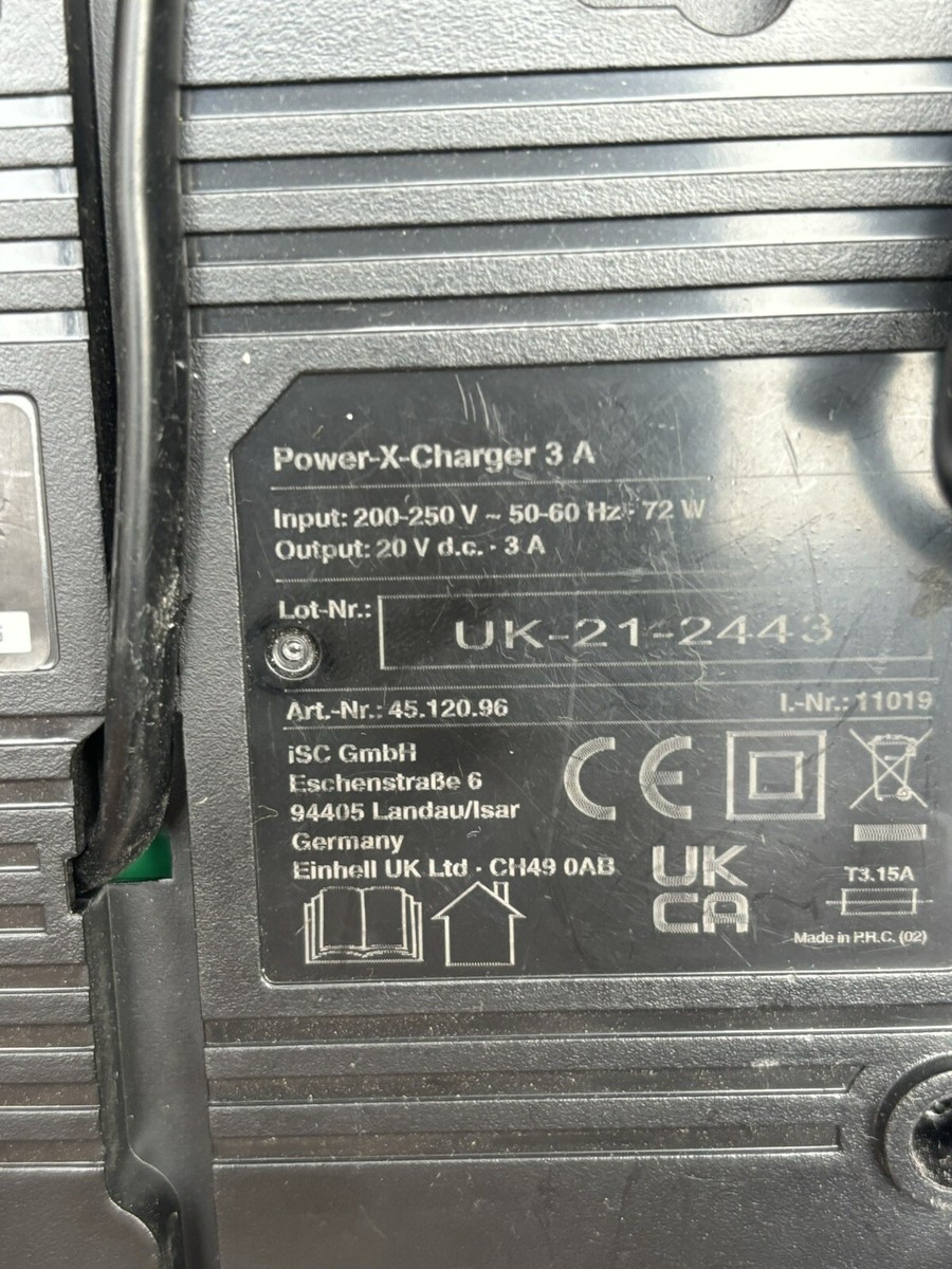 Karikues Einhell Power-X-Charger 3A 72W — foto 4