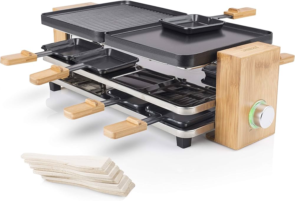 Raclette Princess Pure 8 me pllakë të kthyeshme — foto 8