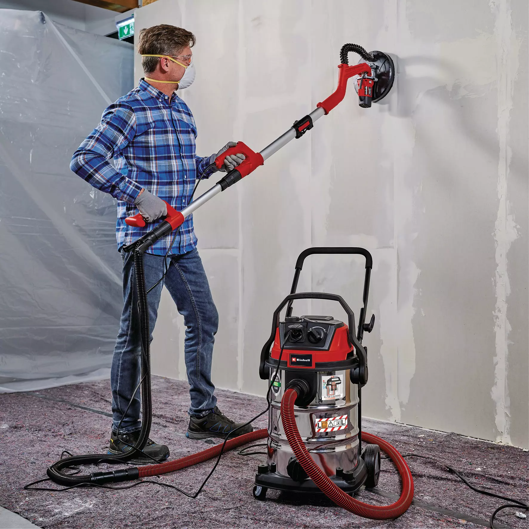 Fshesë me vakum industriale Einhell me teknologji ECO — foto 2