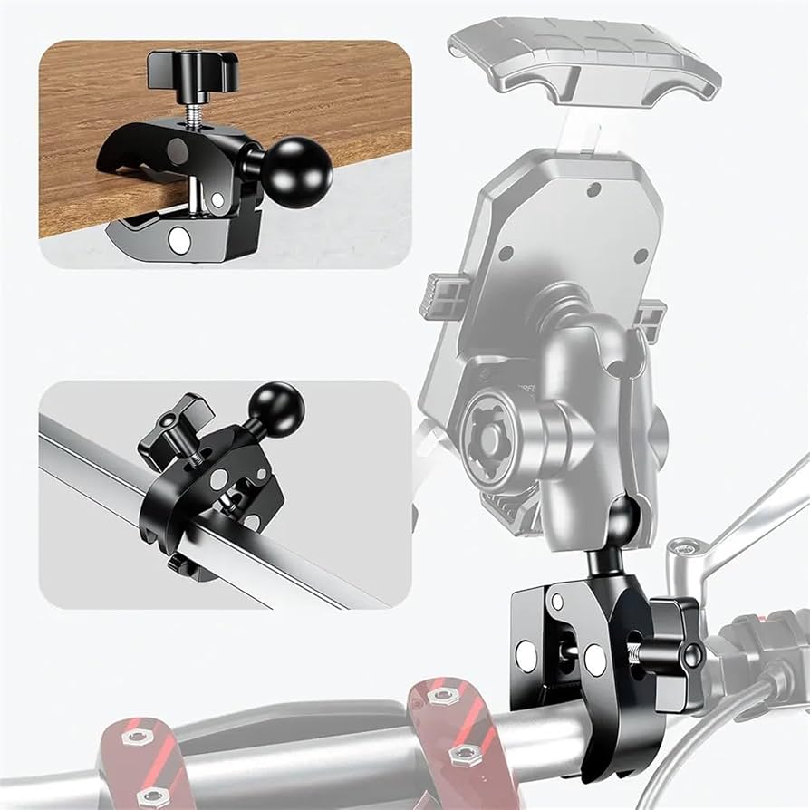 Mbajtëse për Timon 17mm Ball Clamp Base — foto 3
