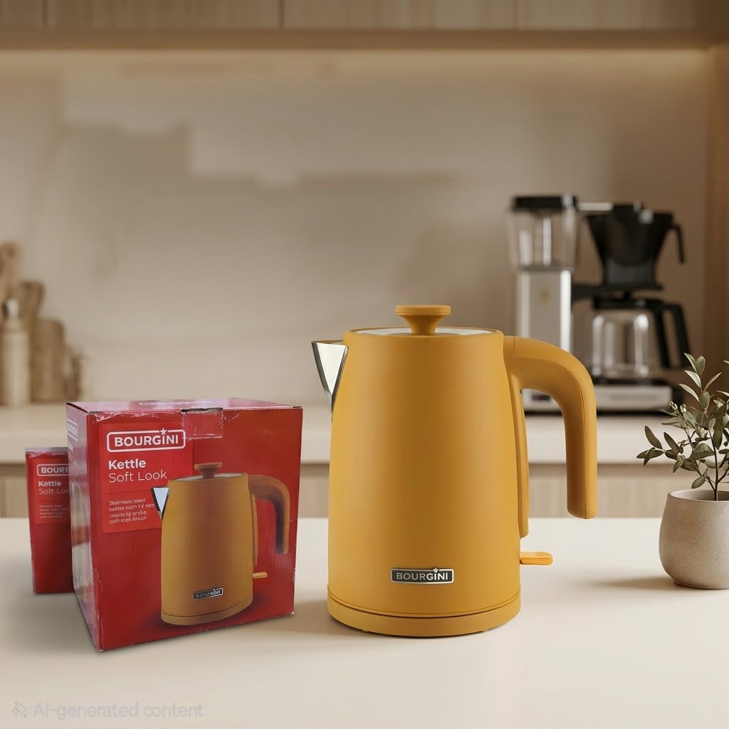 Çajnik BOURGINI Kettle Soft Look 1.7L — foto 3