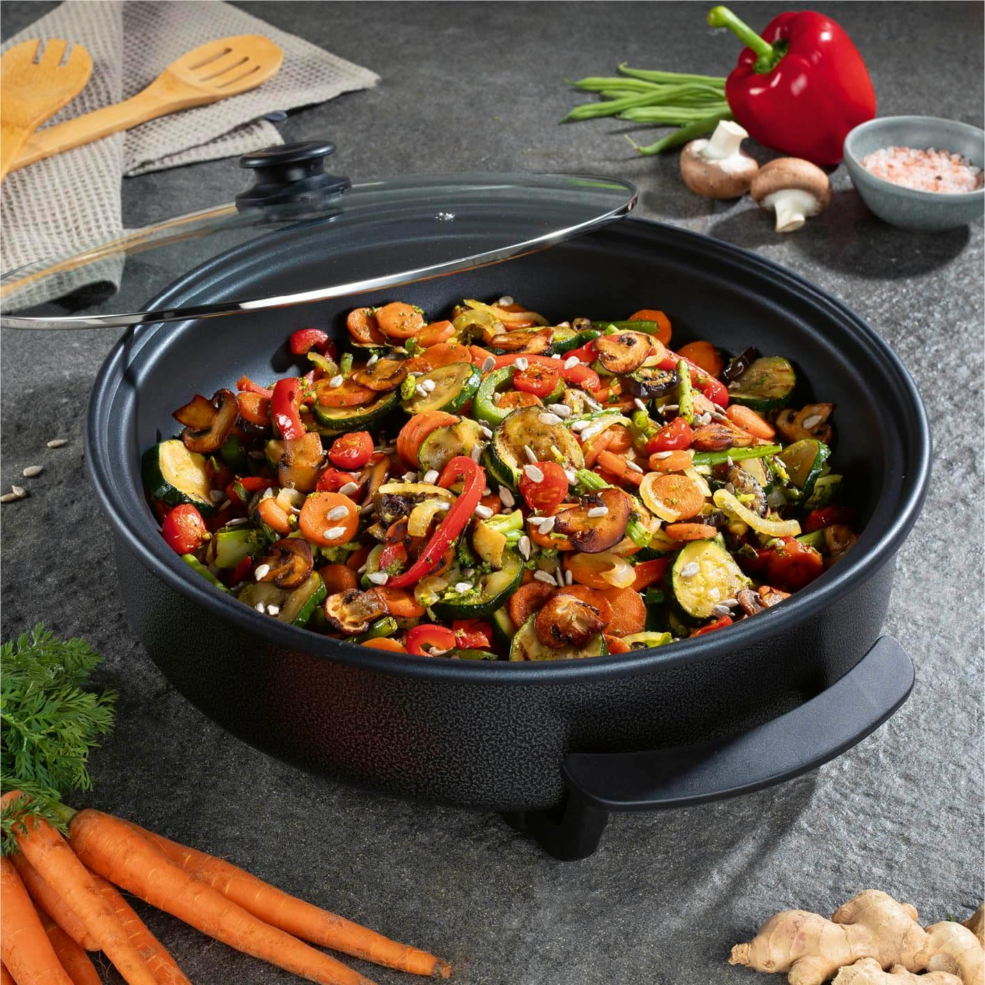 Tigan elektrik GOURMETmaxx Ø 40 cm — foto 1