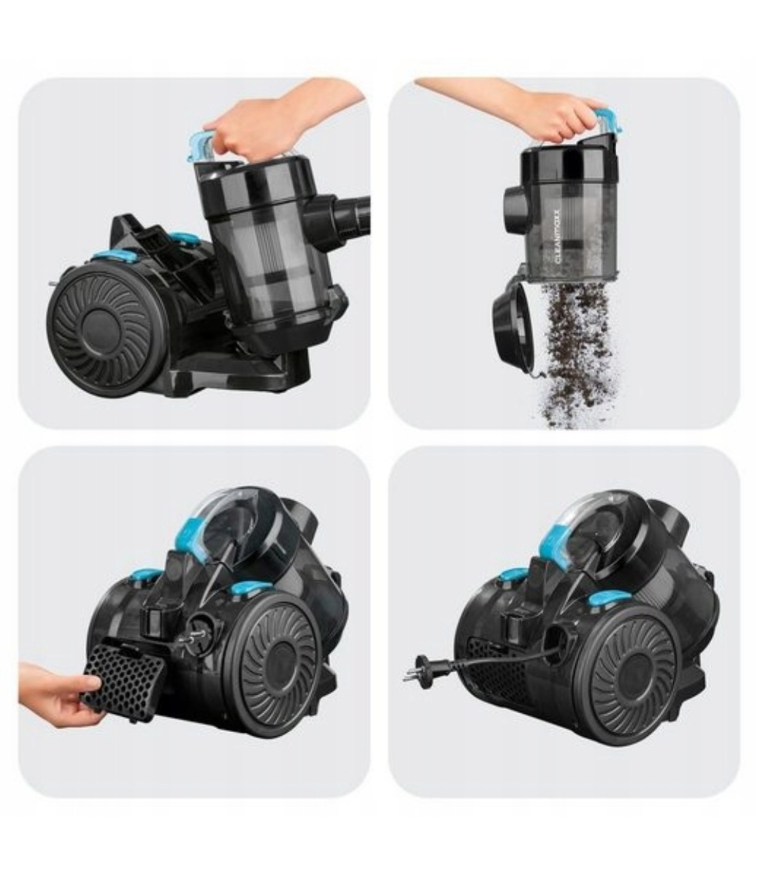 Fshesë me korrent CLEANmaxx Zyklon-Staubsauger 800W — foto 3