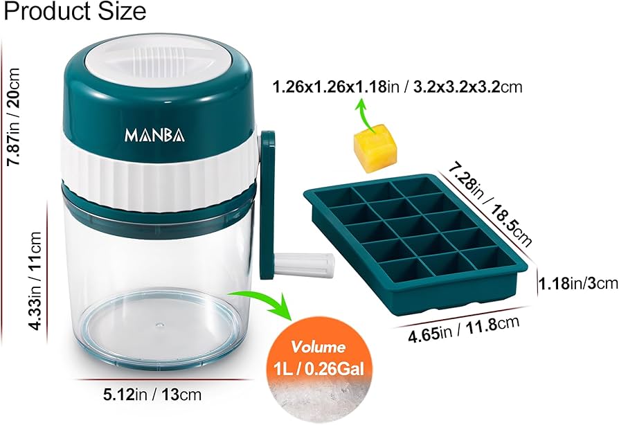 Ice Shaver & Ice Cube Tray manba MA1008 — foto 4