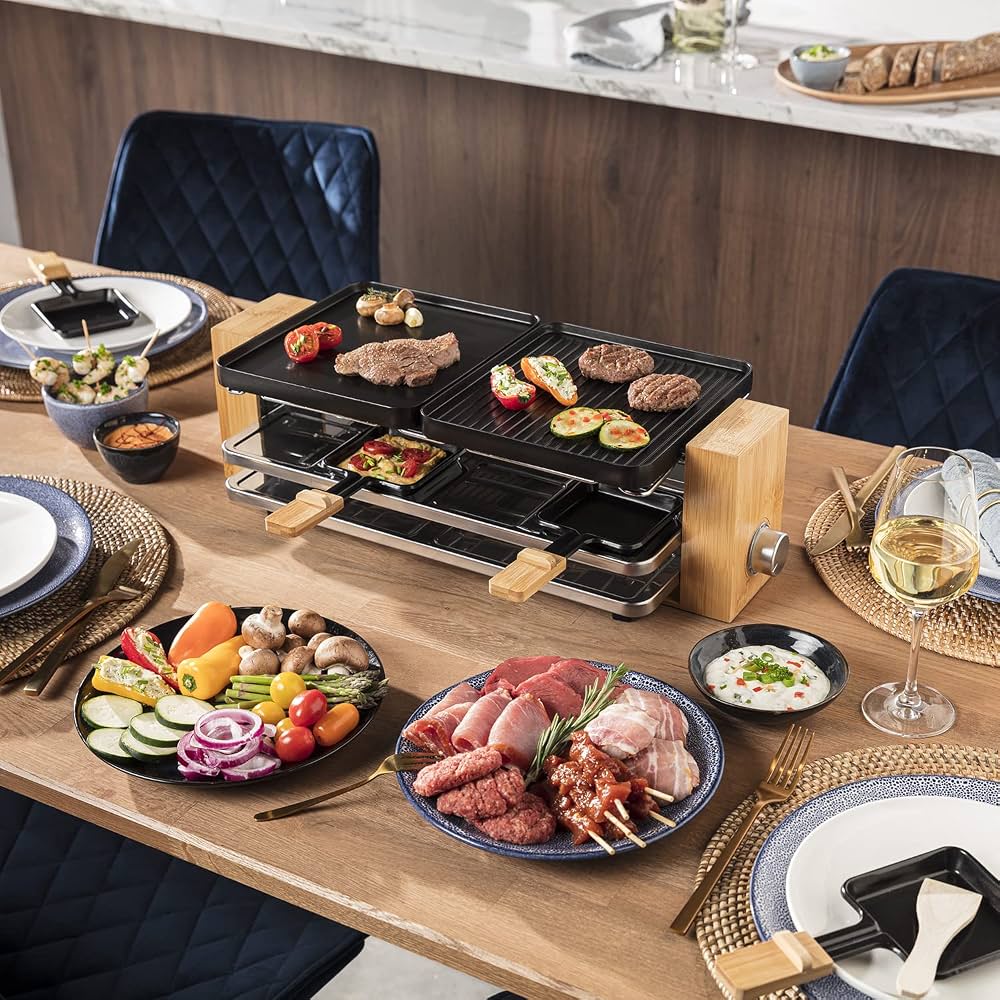 Raclette Princess Pure 8 me pllakë të kthyeshme — foto 7