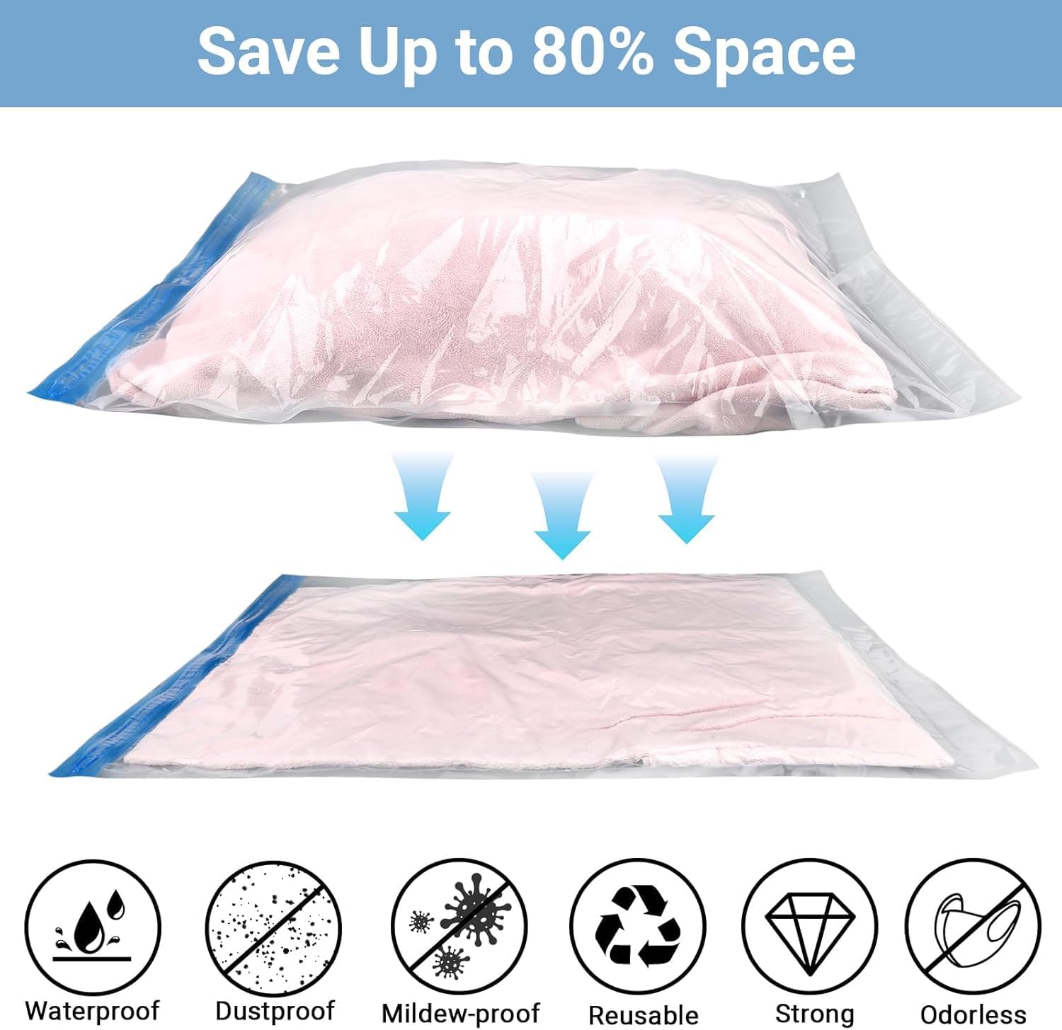 Qese vakumi Vacuum Storage Bag Y5501 — foto 1