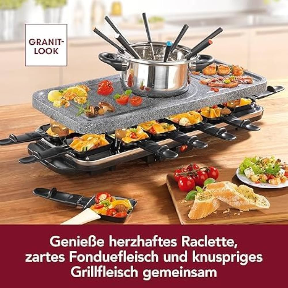 Set Raclette & Fondue GOURMETmaxx 1600W — foto 2