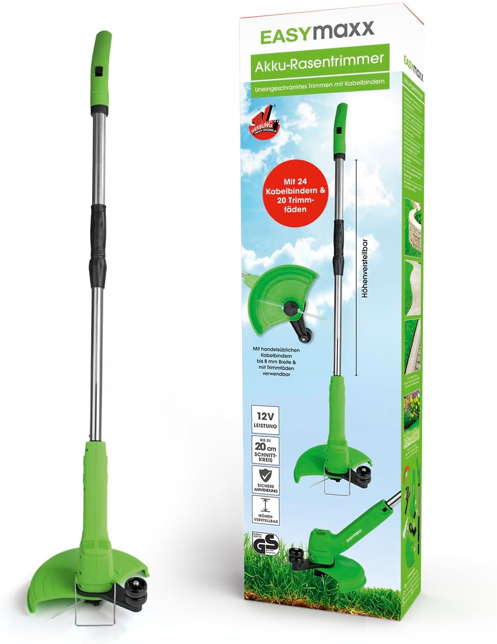 Akku-Rasentrimmer EASYmaxx 12V — foto 2