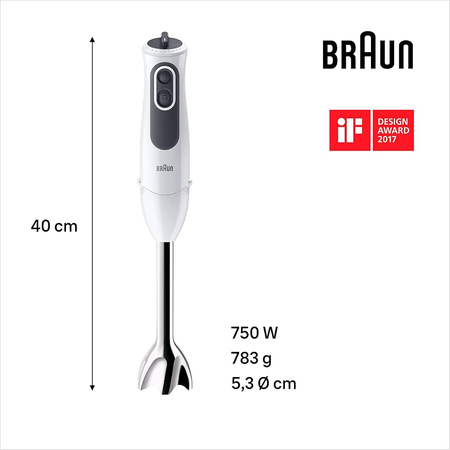 Blender dore Braun MultiQuick 3 Vario 750W — foto 3