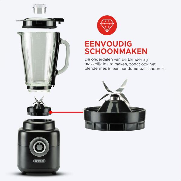 Blender Bourgini Power 1.75L — foto 4