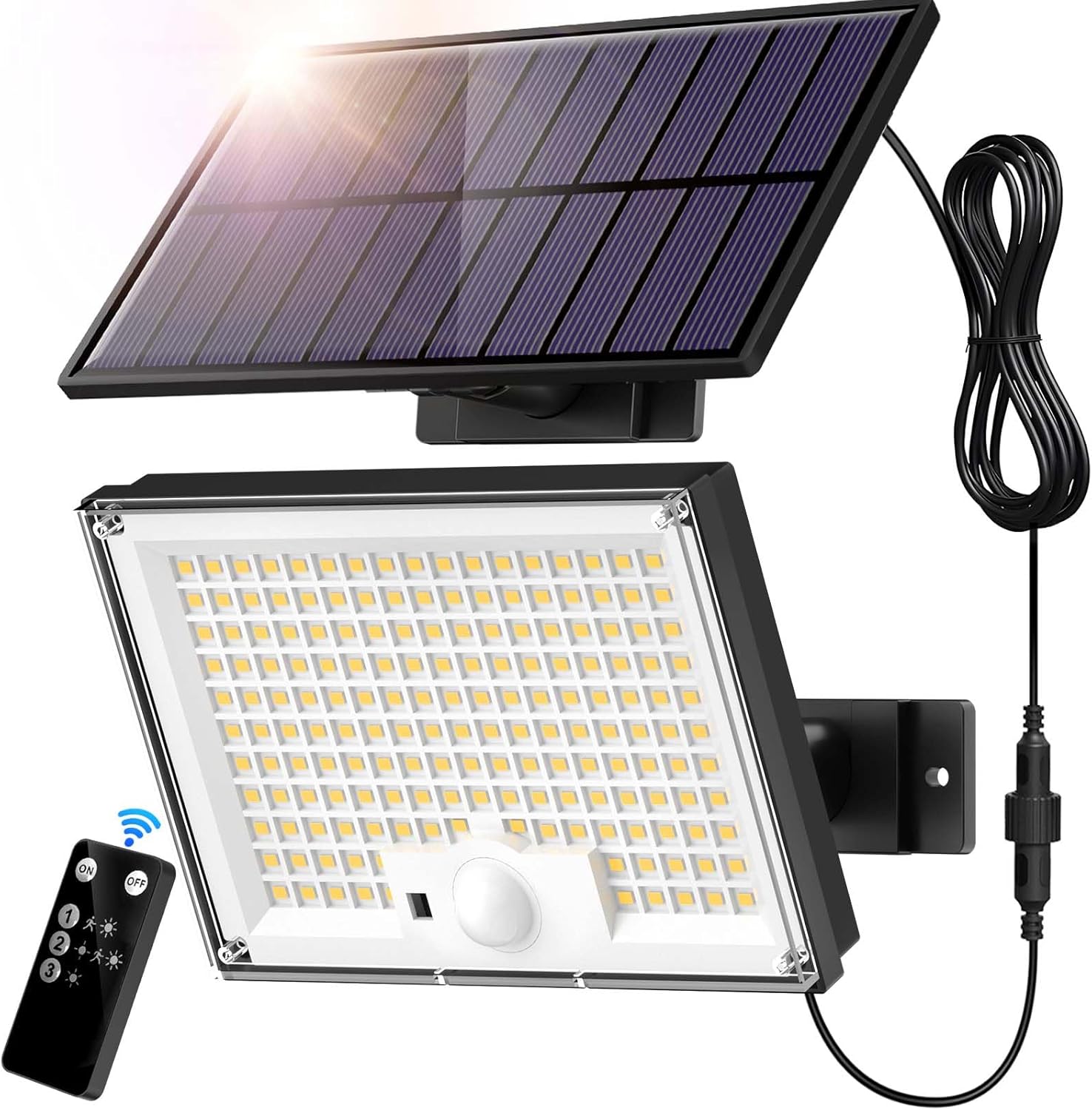 Dritë Solar Power Flood Light me rezistencë ndaj ujit — foto 1