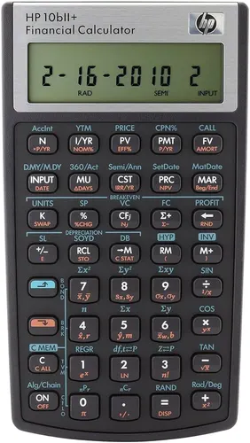 Kalkulator Financiar HP 10bII+ për Llogaritje