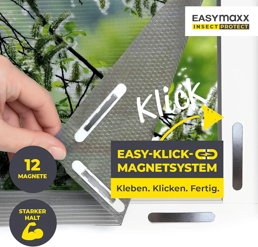 Rrjetë mbrojtëse EASYmaxx për insekte dhe polen 150x130 cm — foto 4