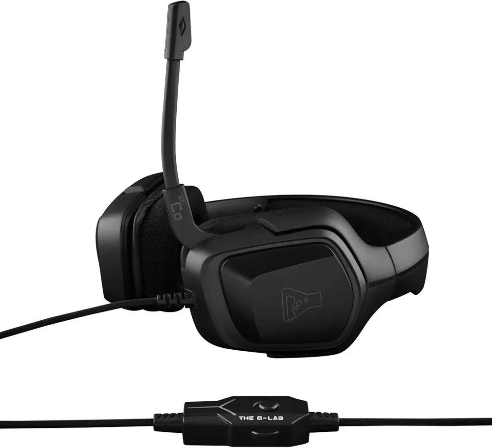Kufje Gaming The G-Lab Korp Cobalt me mikrofon — foto 6