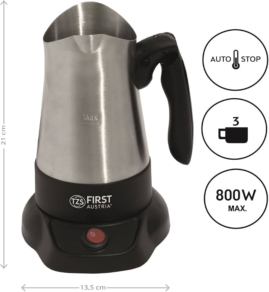 Kafeçajnik TZS First Austria FA-5450-3 800W — foto 4