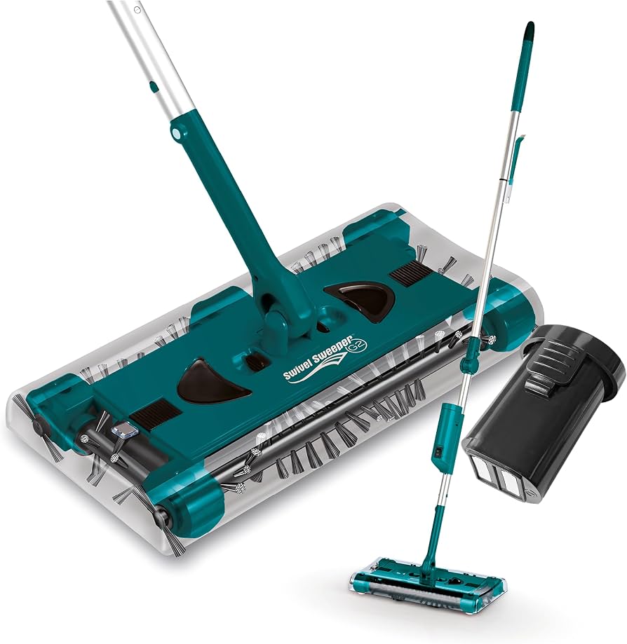 Fshesë elektrike Swivel Sweeper me sistem furçash 360° — foto 1